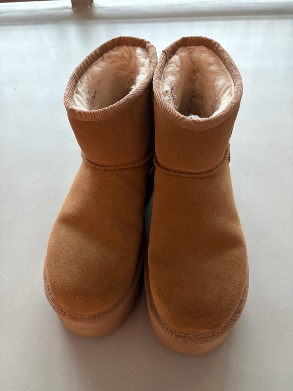 UGG Classic Chestnut Suede Shearling Lined Boots